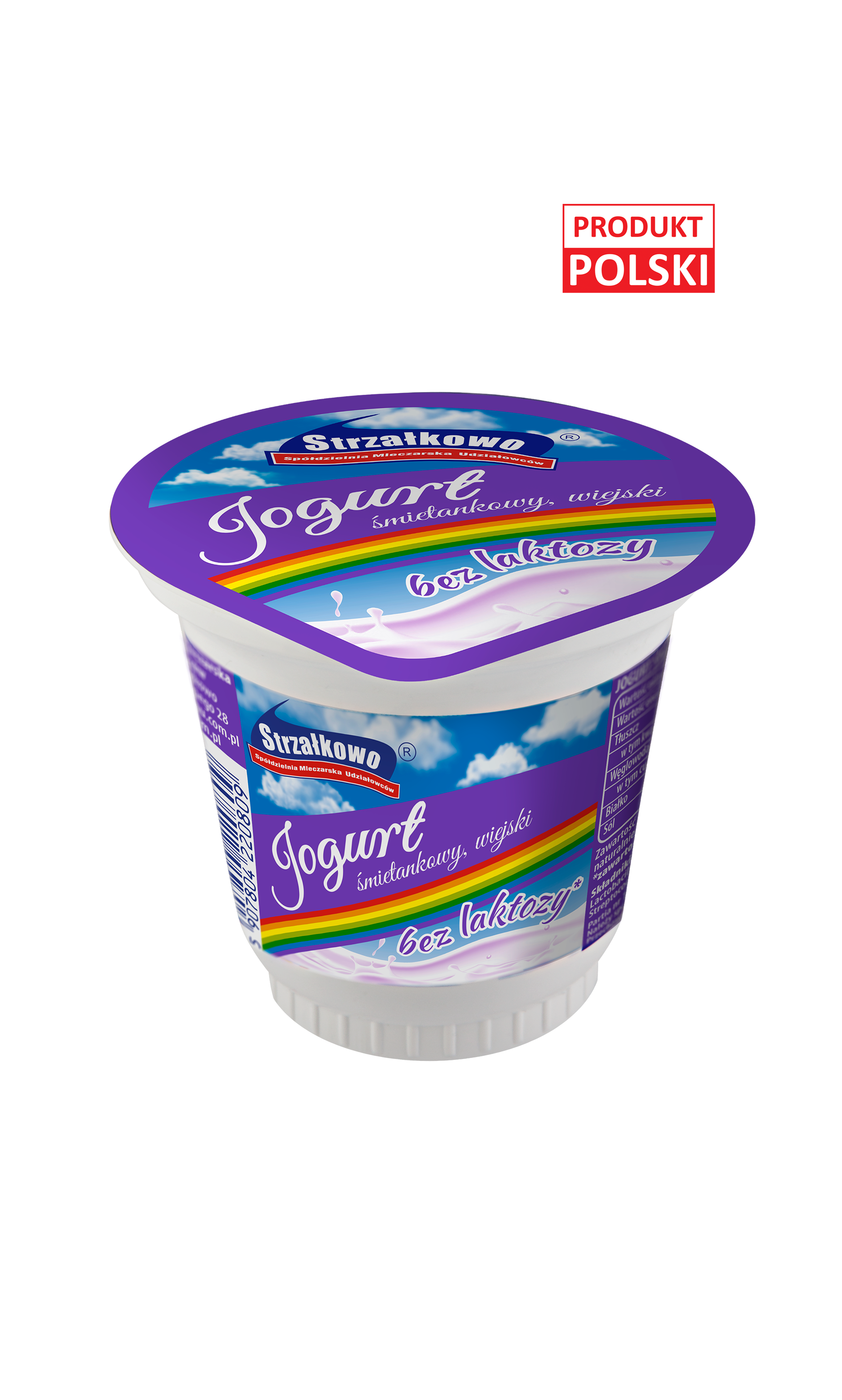 Jogurt śmietankowy wiejski bez laktozy – SMU Strzałkowo